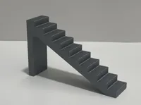 Hollow Staircase, 10 Steps (60 H x 100 D x 25 W [mm])
