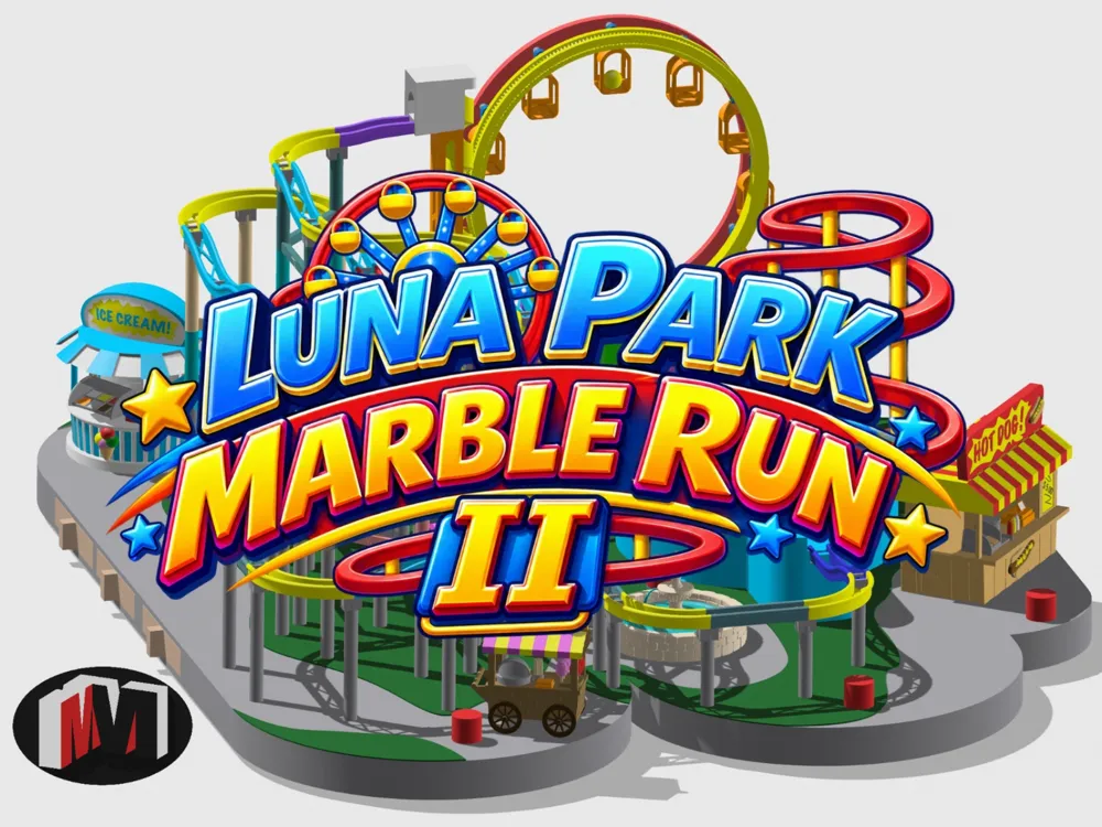 Accesorio para filamento: Luna Park II Marble Run. Referencia del modelo original.