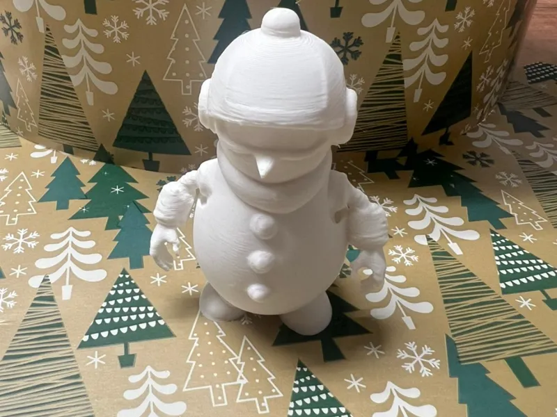 Futuristischer Schneemann 2