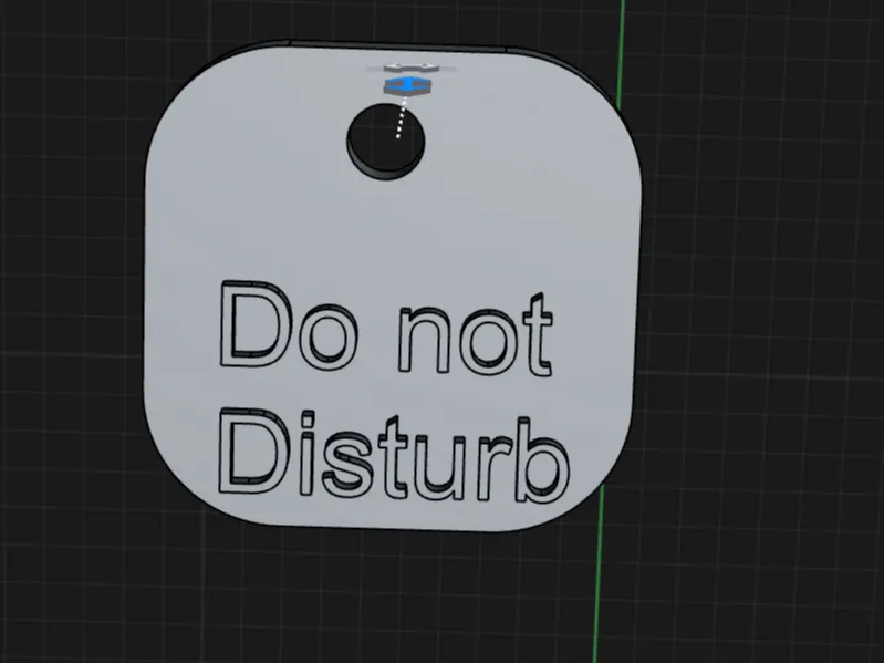 do not disturb tag