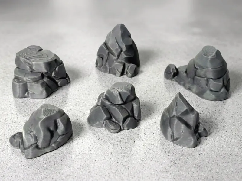 Miniature Boulders Terrain