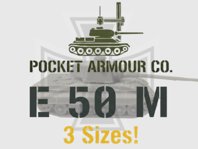 E50M, German tank with spinning turret!