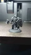 Dwarf with hammer and shield