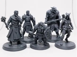 Figure set for Fantasy-Tabletop-RPGs