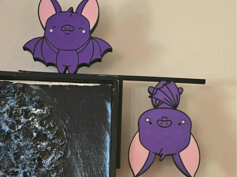 Bats Door Corner Hanger