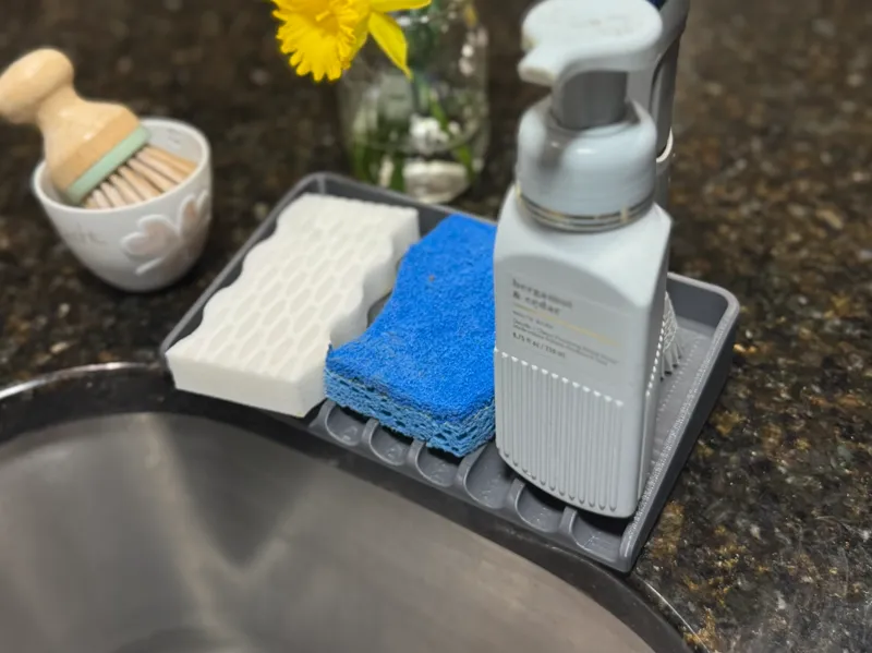 HELIX - Sink Tray 02 - Kitchen Sponge Caddy