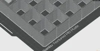 PETG HF with PLA Basic as Support (5x5)