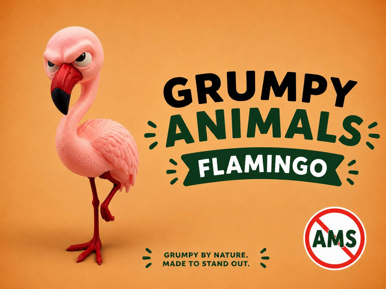 Grumpy Flamingo