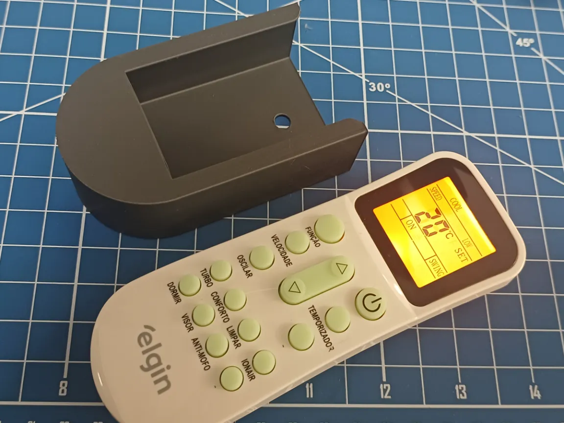 Elgin air conditioner remote control holder - Free 3D Print Model ...
