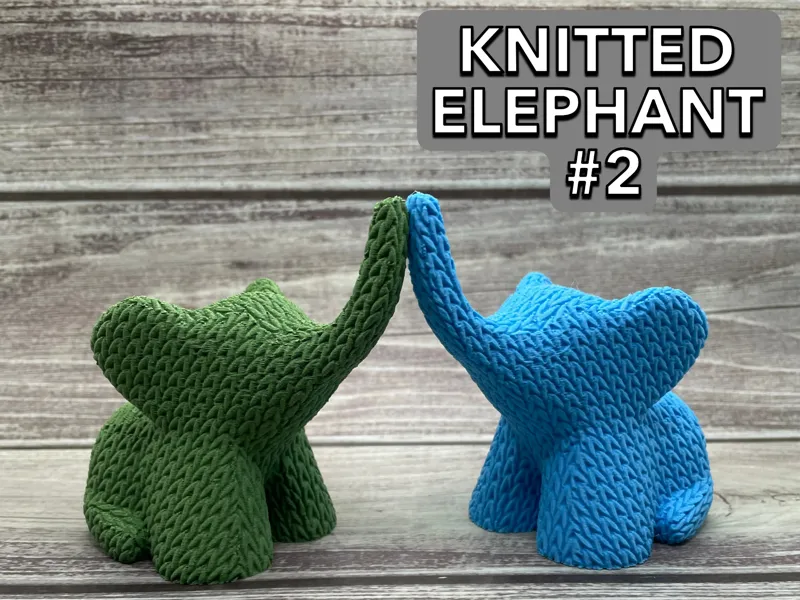 Knitted Elephant
