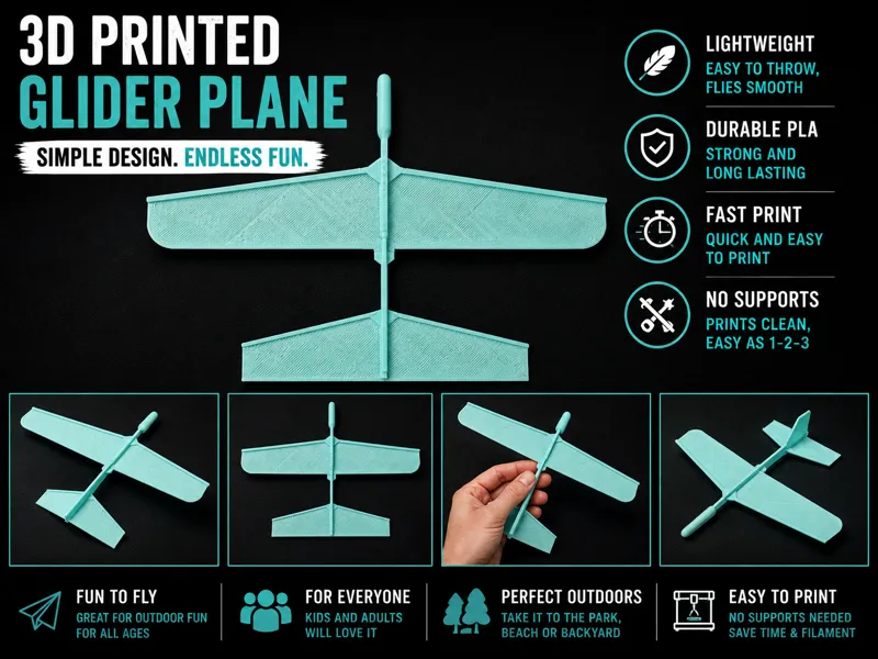 Glider Plane – Lightweight. Simple. Fun.