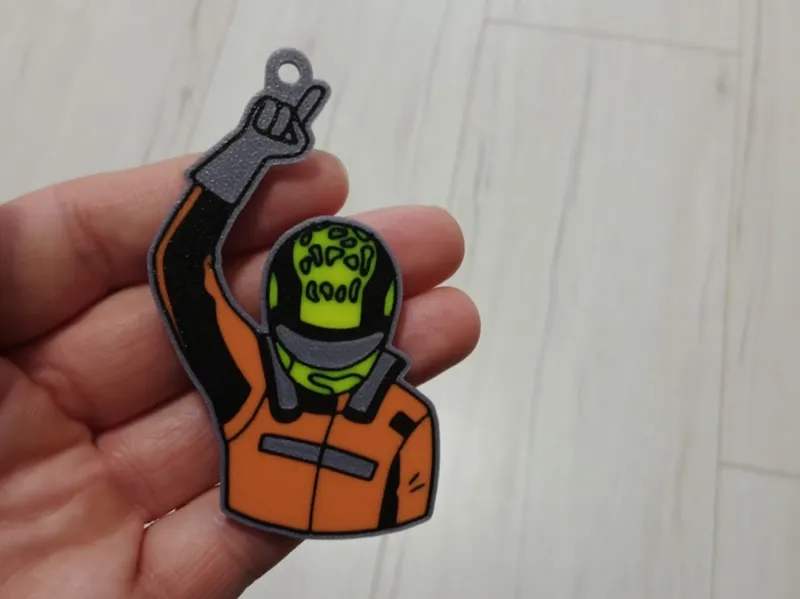 Lando Norris keychain