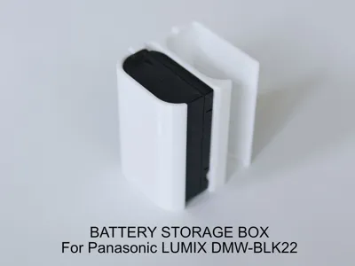 BATTERY STORAGE BOX For Panasonic LUMIX DMW-BLK22