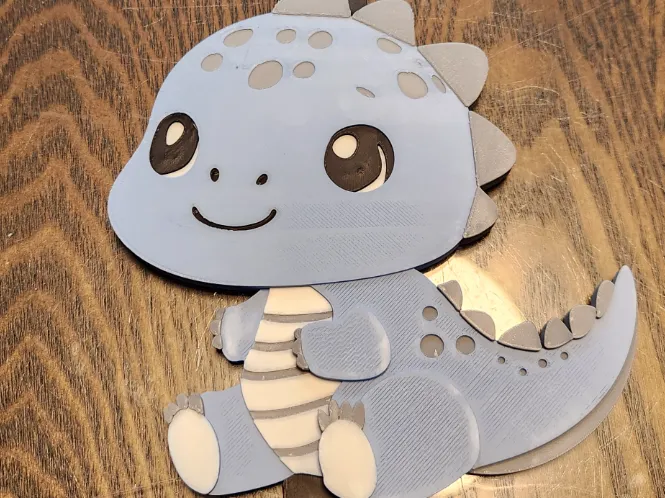 Crochet de bébé dinosaure pour chambre d'enfant