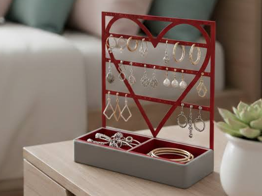 Elegant Jewelry and Earring Display Stand