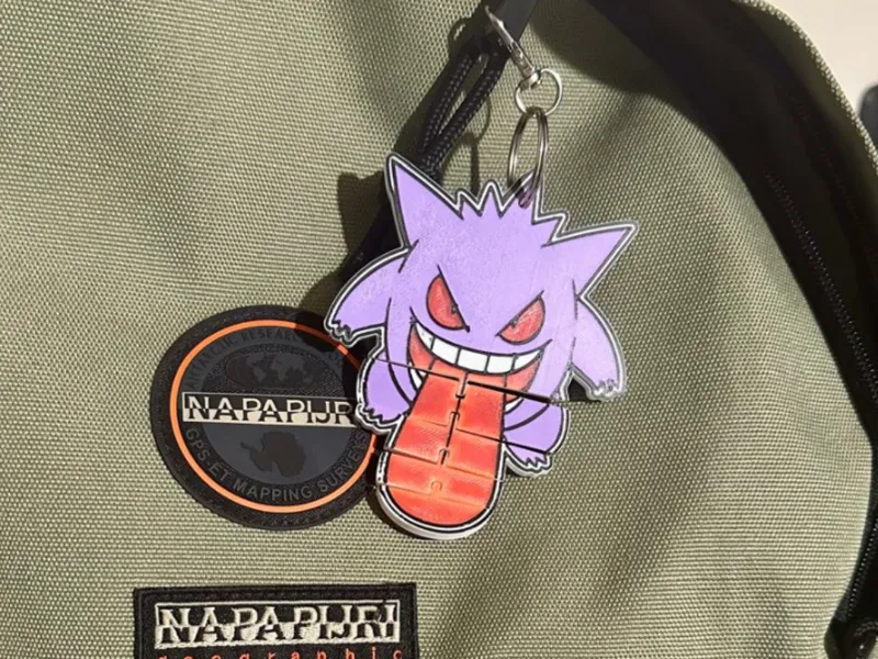 Pokemon Gengar keychain flexi