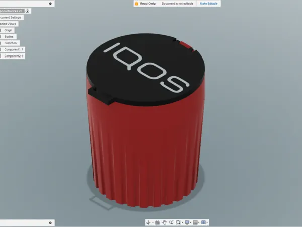Cendrier IQOS ouvrant pour voiture