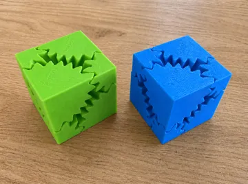 Objeto manipulable: Gear Fidget Toy - Easy 3D Printable — vista de referencia 4
