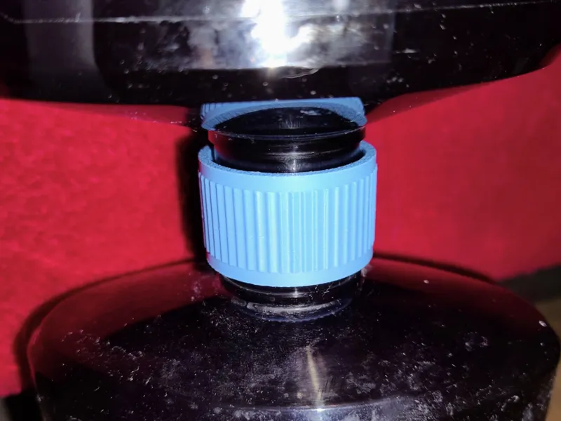 Coupler for 1L Loreal shower gel bottles. 