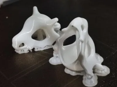 Cubone skull - Keychain