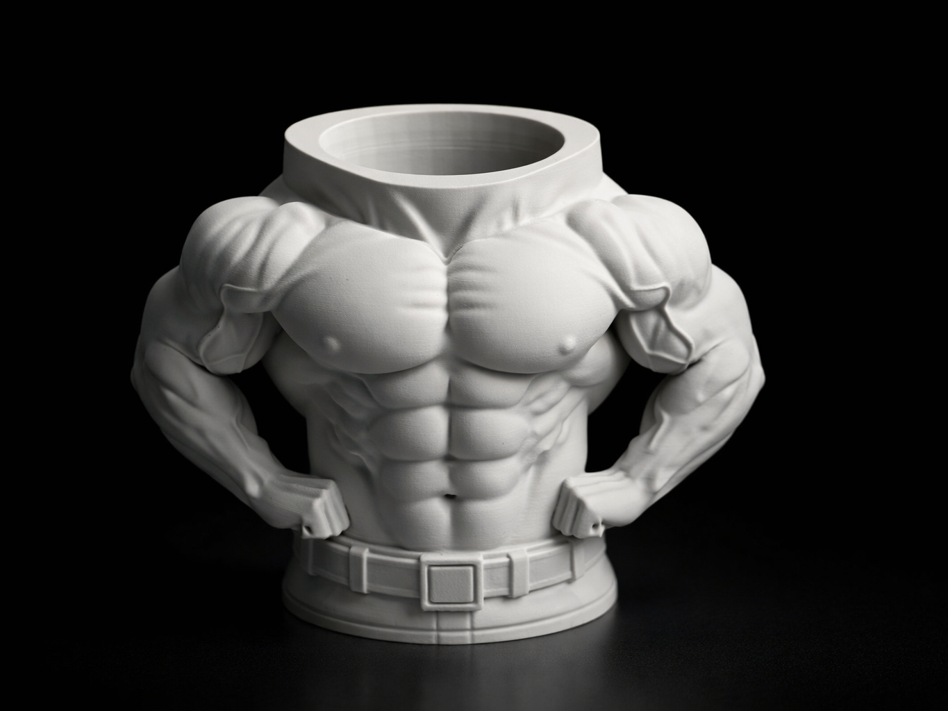Bodybuilder Torso Pen Holder for Fitness Lovers