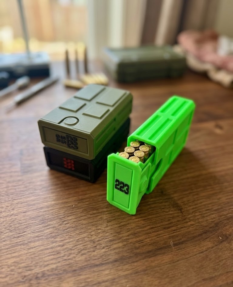 Miniatura 2 do modelo 3D Stackable Ammo Box - 556/223 - 20RD