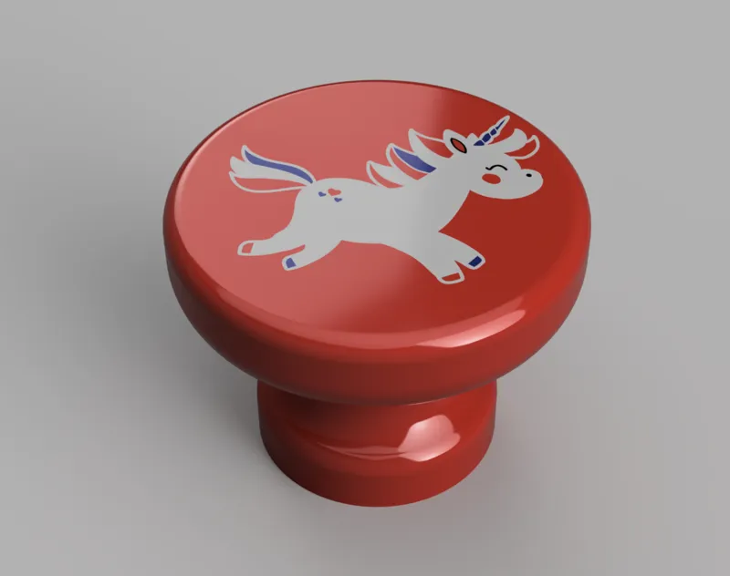Unicorn Drawer Pull