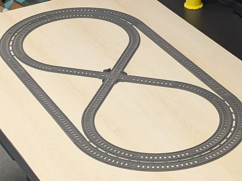 トレイン玩具のレール(日本のカプセル玩具)