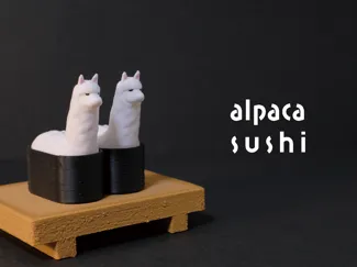 alpaca sushi