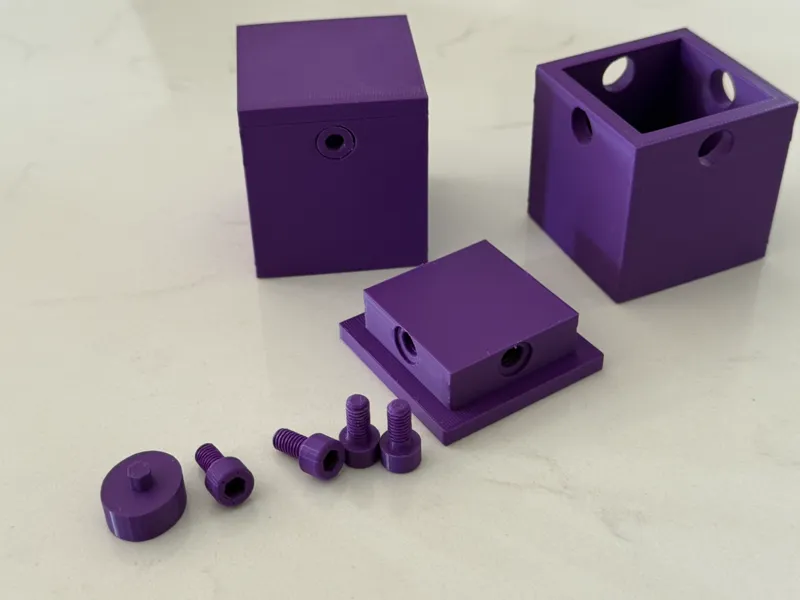 Small Box secured by Bolts