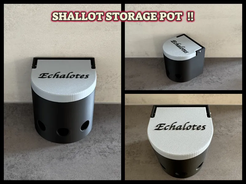 Pot Oignons/Échalotes/Ail – Édition Minimaliste