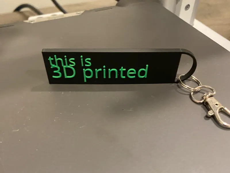 3d printed keyring