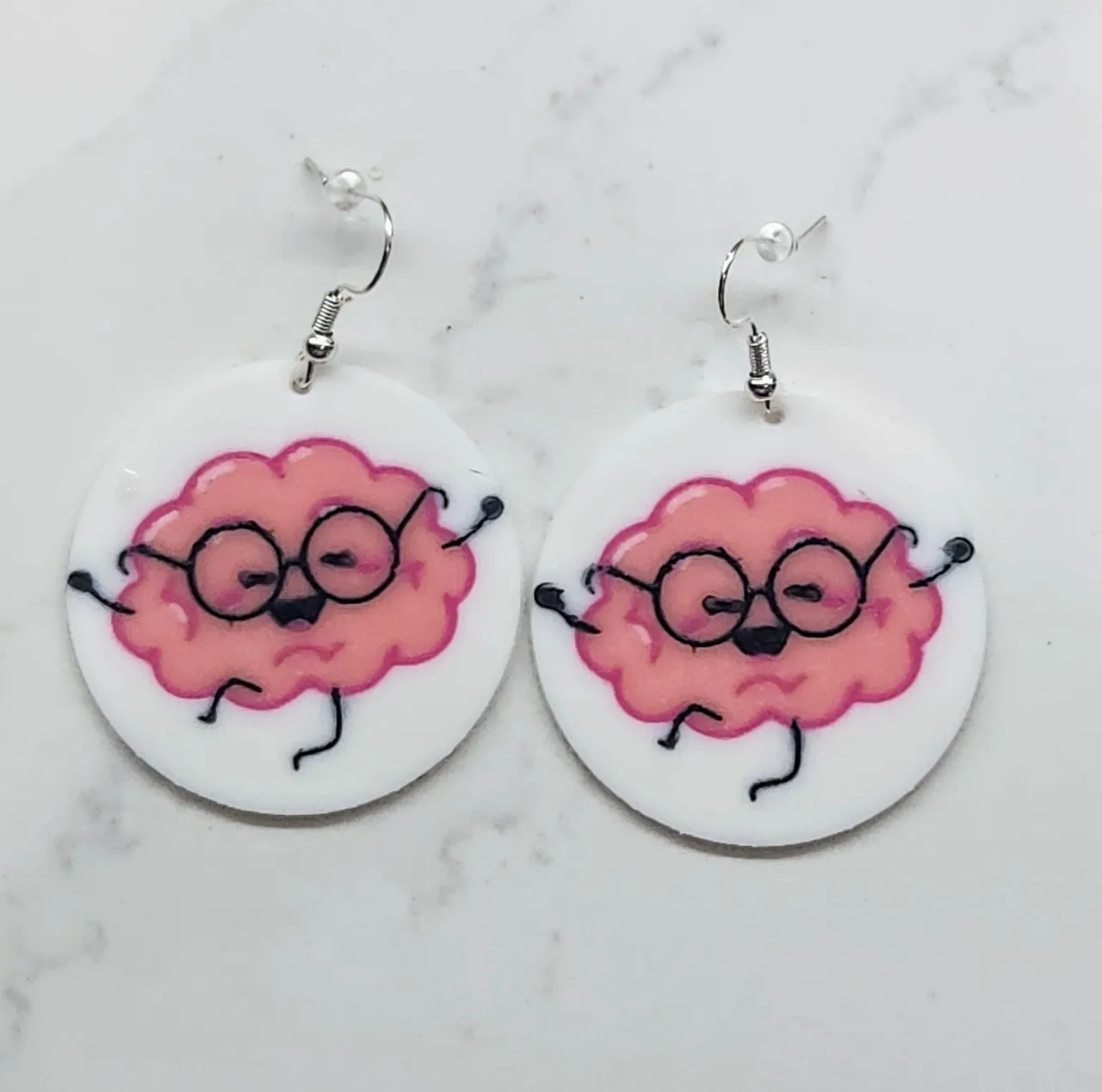 Brainy Brain Earrings view 2