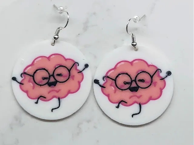Brainy Brain Earrings