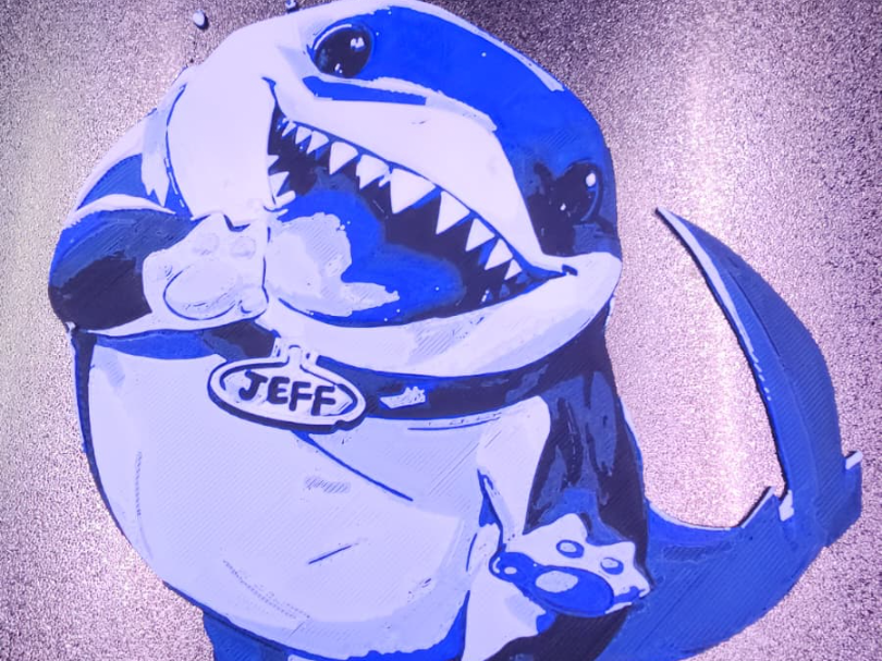 Jeff The Landshark Hueforge. No AMS