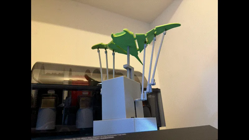 Kinetic Manta Ray - Biomimetic Automata view 3