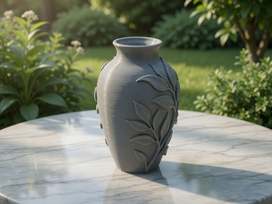 Botanical Leaf Vase