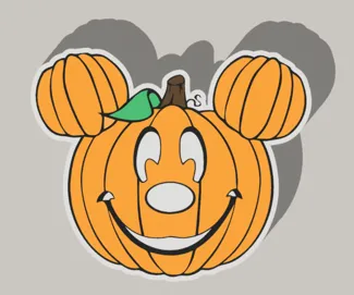 Mickey Mouse Pumpkin Light Box