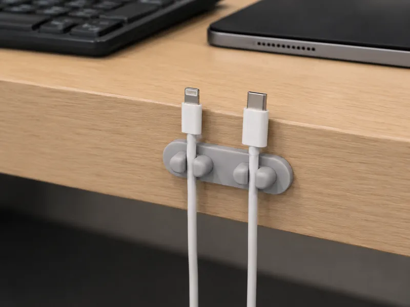 DeskClip Duo Cable Holder