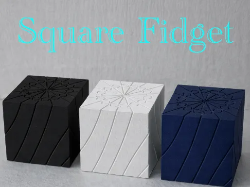 Fidget square - Print in place