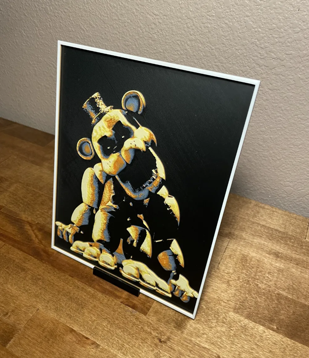 Hueforge - Five Nights at Freddy's - Golden Freddy