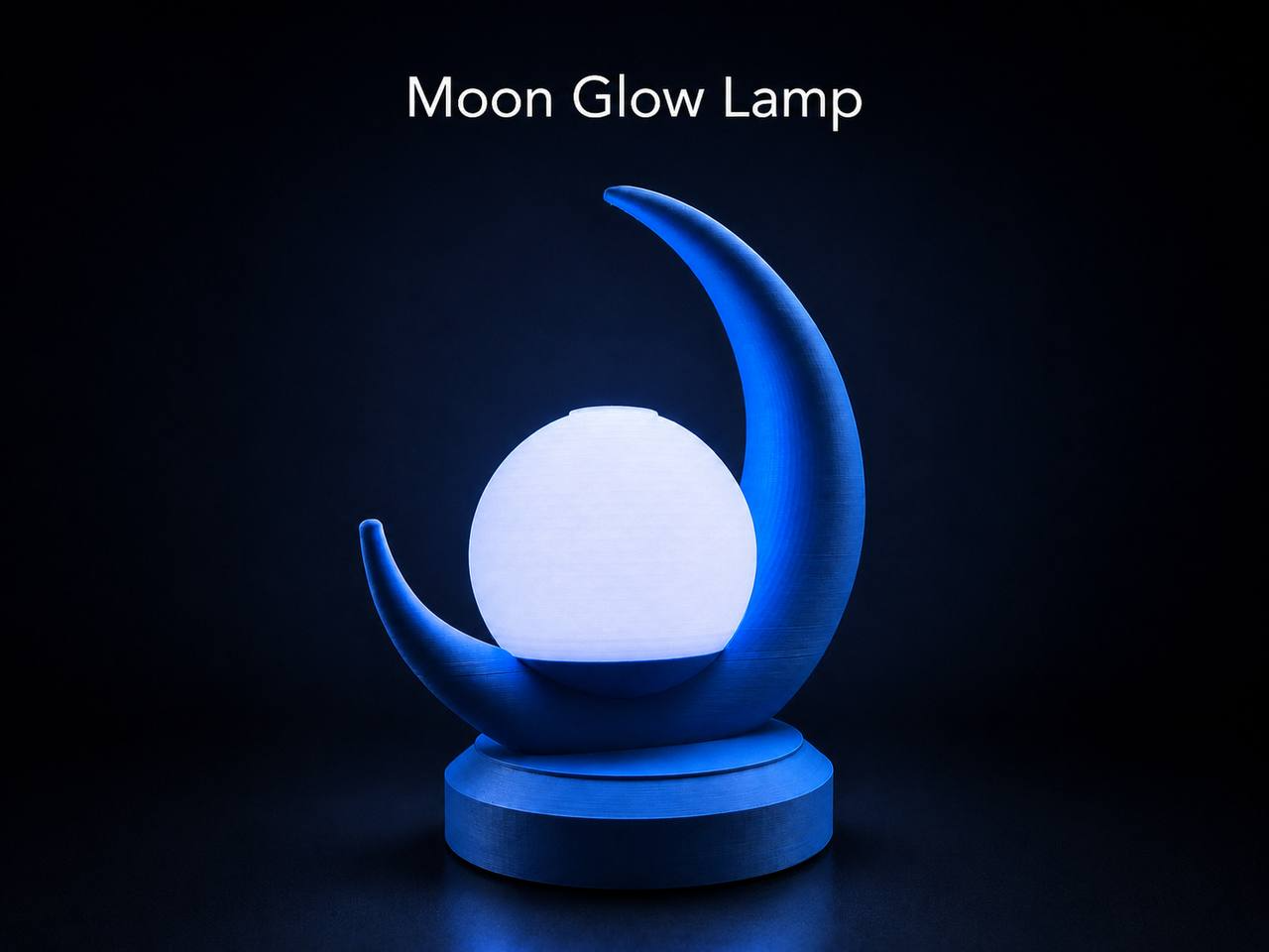 Crescent Moon Lamp for LED Lamp Kit 001