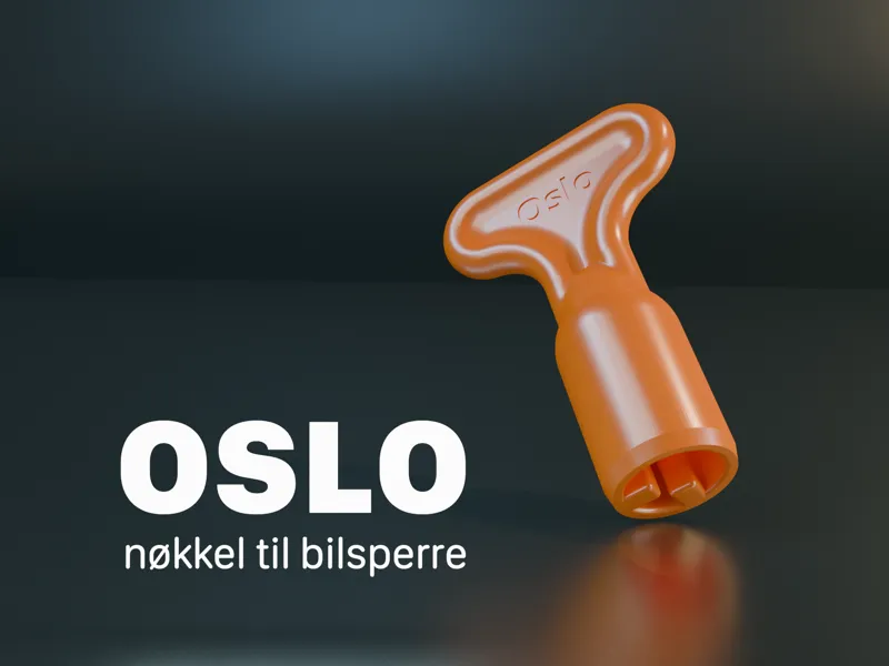 Key for Oslo vehicle gate 