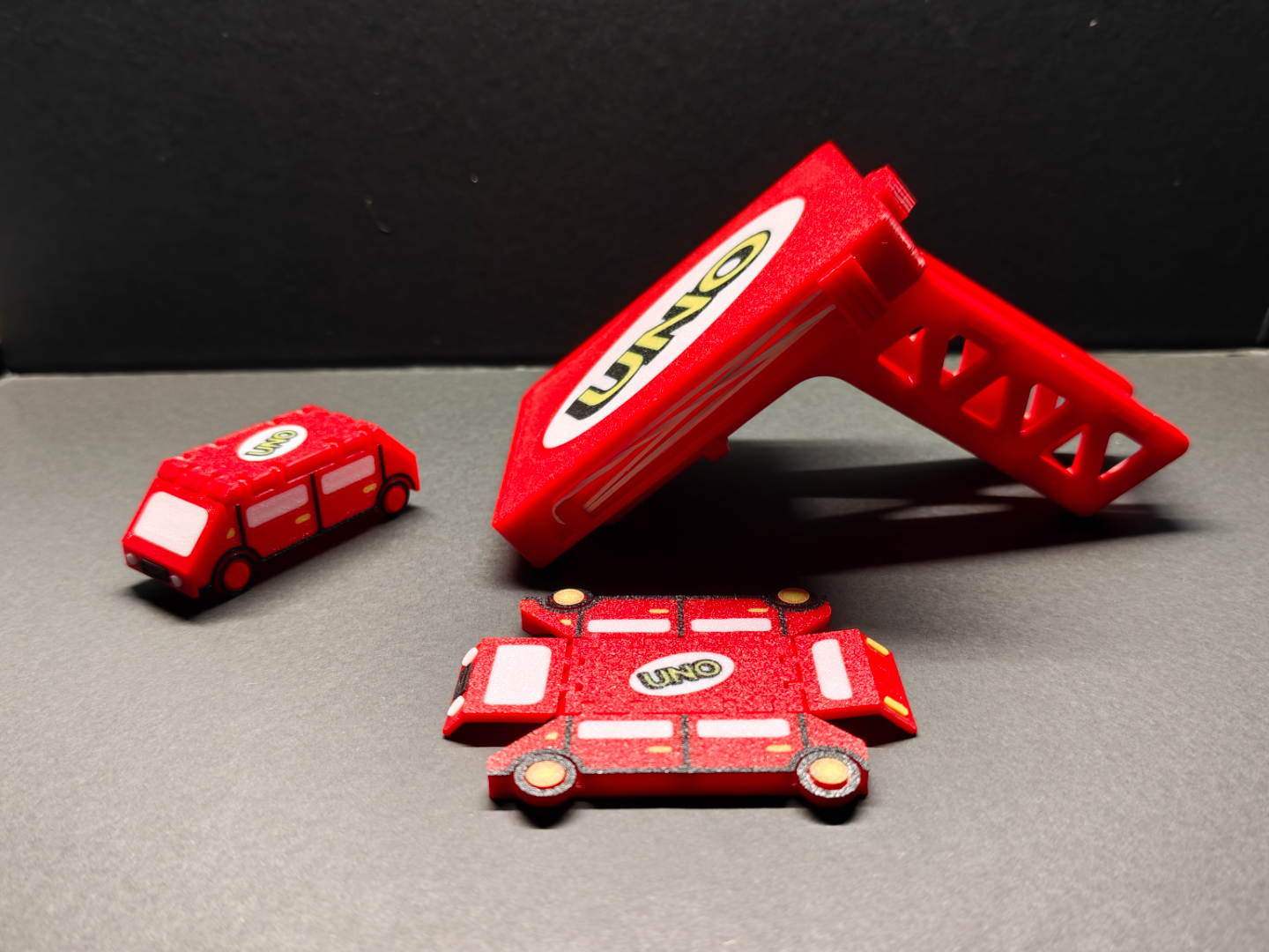 Miniatura 1 do modelo 3D 弹射卡片汽车