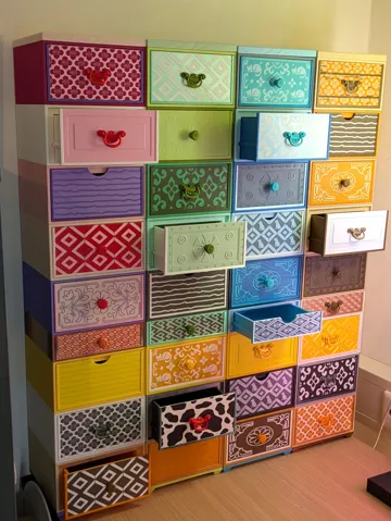 Organizador: Stackable Narrow Drawers Modular Organizer — vista de referencia 4
