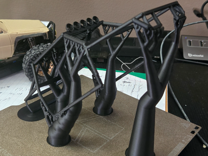 scx24 Cage for hilux 4doors with super short bed 