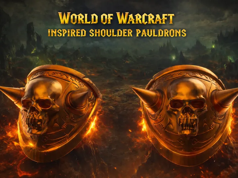 World of Warcraft Inspired Shoulder Pauldrons