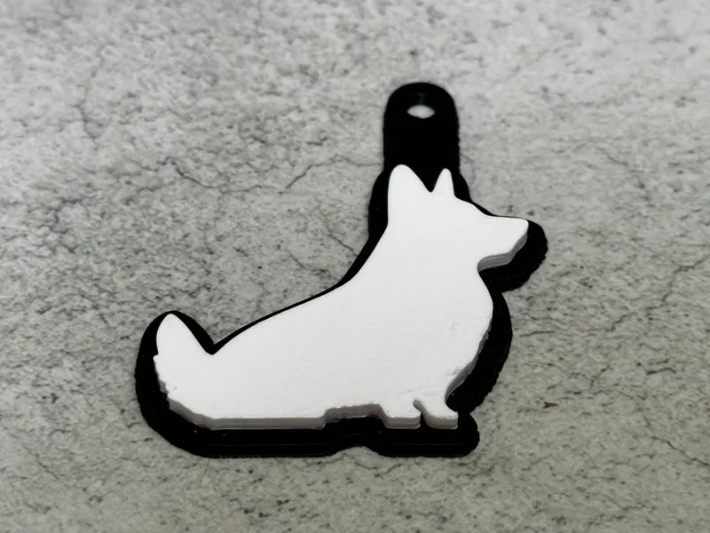 Corgi Keytag