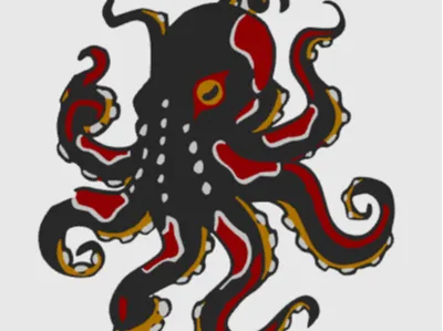 octopus 2d vintage ams