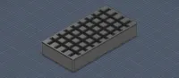 0.2mm layer, 2 walls, 15% infill **Gridfinity 2x4**